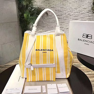 발렌시아가 네이비 카바스 S/옐로우