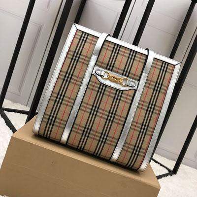 버버리 스몰 1983 체크 링크 토트 백 80064371