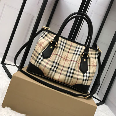 버버리 미디엄 헤이마켓 체크 백 37992271