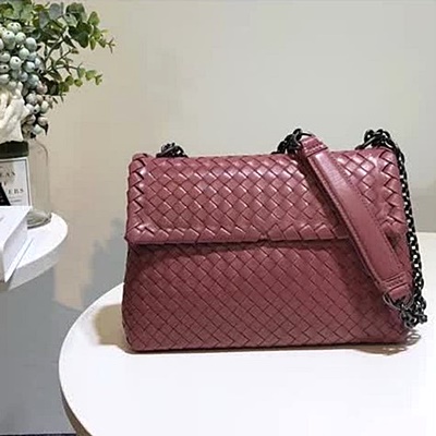 보테가베네타 인트레치아토 나파 라지 올림피아 백