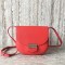 셀린느 77425 카프스킨 트로터 스몰 숄더 백 레드 