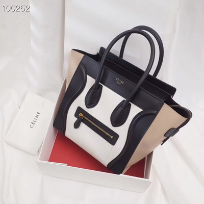 셀린느 189793 카프스킨 마이크로 러기지 핸드 백