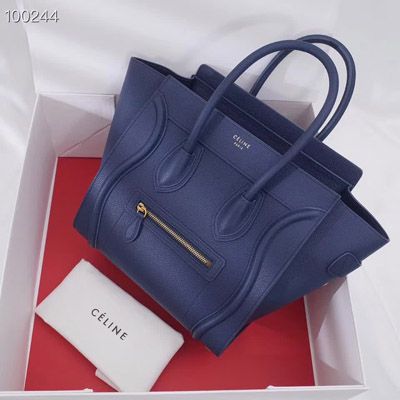 셀린느 189793 카프스킨 마이크로 러기지 핸드 백
