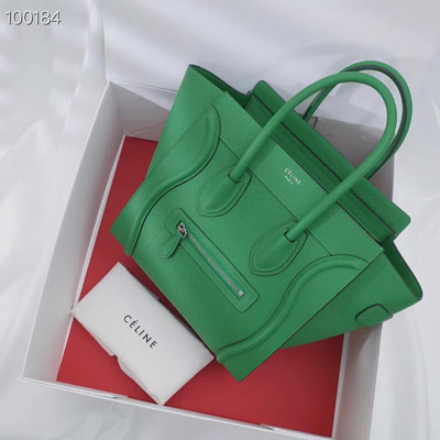 셀린느 189793 카프스킨 마이크로 러기지 핸드 백