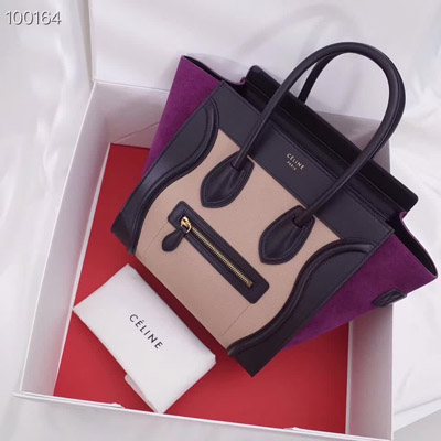 셀린느 189793 카프스킨 마이크로 러기지 핸드 백