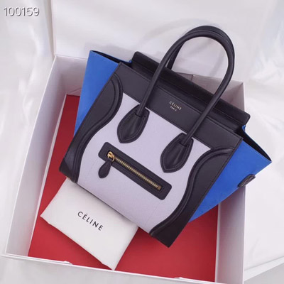 셀린느 189793 카프스킨 마이크로 러기지 핸드 백