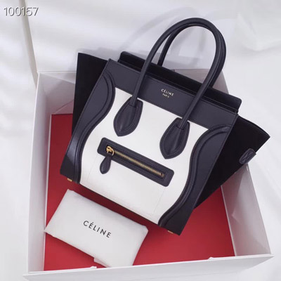 셀린느 189793 카프스킨 마이크로 러기지 핸드 백