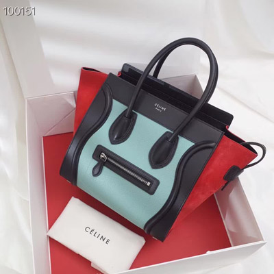 셀린느 189793 카프스킨 마이크로 러기지 핸드 백