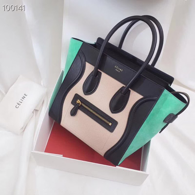 셀린느 189793 카프스킨 마이크로 러기지 핸드 백