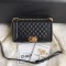 샤넬 램스킨 보이 백 25