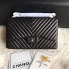 샤넬 카프스킨 클래식 쉐브론 플랩 백 30