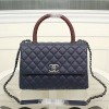샤넬 코코 탑 핸들백 A99291 -캐비어/네이비