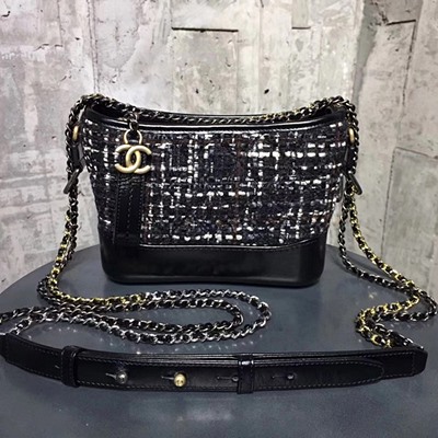 샤넬 A91810 스몰 가브리엘 호보 백 블랙