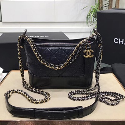 샤넬 A91810 가브리엘 스몰 호보 백 네이비 카프스킨