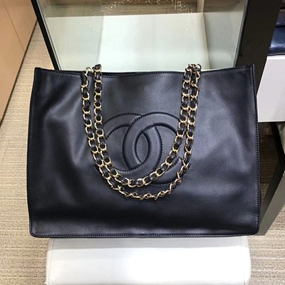 샤넬 A078009 쇼핑 백 블랙