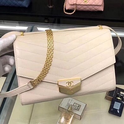 샤넬 A57491 쉐브론 카프스킨 스몰 플랩 백 