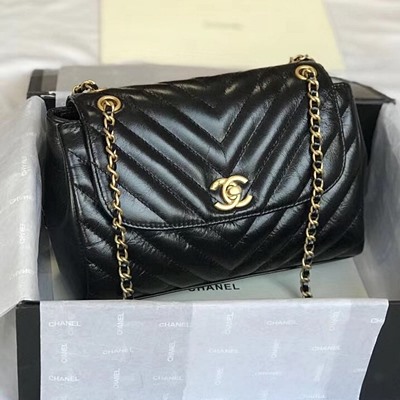샤넬 A57700 플랩 백  램스킨 골드 톤 메탈 