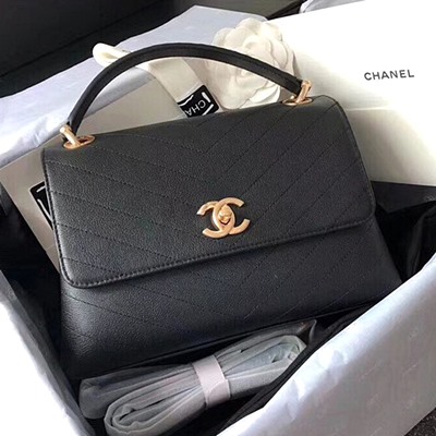 샤넬 A57147 플랩 백 탑 핸들 오리지널 