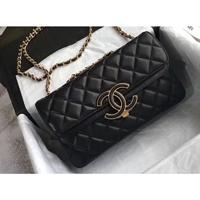 샤넬 A57275  램스킨 더블 플랩 백 