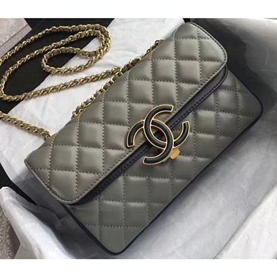 샤넬 A57275  램스킨 더블 플랩 백 