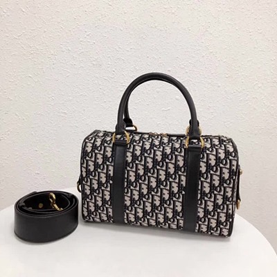 디올 캔버스 카프스킨 백 M5818 black