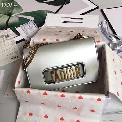 디올 오리지널 카프스킨 Jadior 채인 플랩 백 M9000