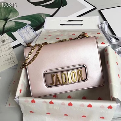 디올 오리지널 카프스킨 Jadior 채인 플랩 백 M9000