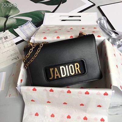 디올 오리지널 카프스킨 Jadior 채인 플랩 백 M9000