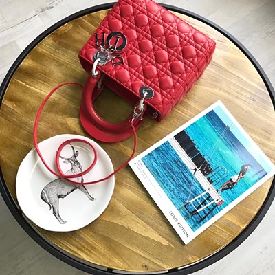 디올 오리지널 램스킨 lady dior bag 44450