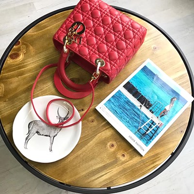 디올 오리지널 램스킨 lady dior bag 44450