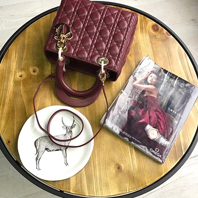 디올 오리지널 램스킨 lady dior bag 44450