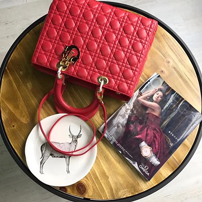 디올 오리지널 램스킨 lady dior bag 44560