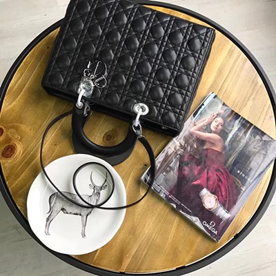 디올 오리지널 램스킨 lady dior bag 44560