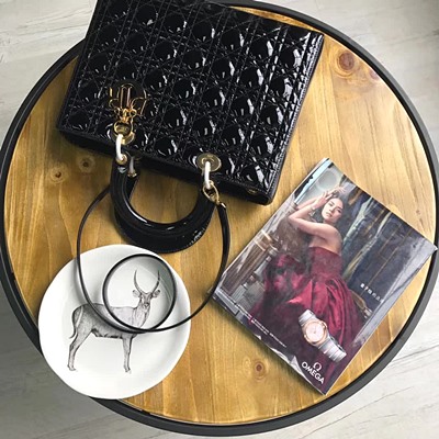 디올 오리지널 페이던트 카프흐킨 lady dior bag 44550