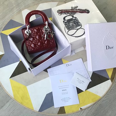 디올 오리지널 카프스킨 미니 lady dior bag 44500