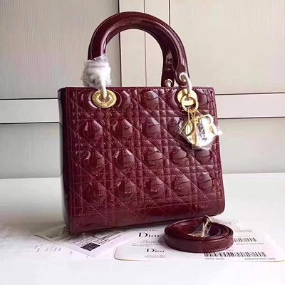 디올 오리지널 페이던트 카프스킨 lady dior bag 44450