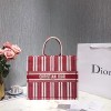 Dior original canvas book tote oblique bag M1286 blue