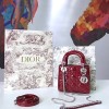 디올 송아지 가죽 LADY DIOR 미니 백