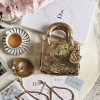 디올 LADY DIOR 미니 백 골드
