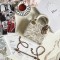 디올 오리지널 엠브로이드 카프스킨 LADY DIOR 백 50050 화이트
