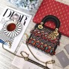 디올 오리지널 엠브로이드 카프스킨 LADY DIOR 백