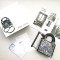 디올 Lady Dior Mini Calfskin/Embriodery M0598 실버