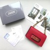 디올 스터드 카프스킨  jadior 체인 플랩 백 9001 레드