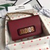 디올 오리지널 카프스킨 Jadior 채인 플랩 백 M9000