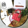 디올 오리지널 램스킨 미니 lady dior bag 44500
