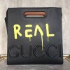 구찌 고스트 프린트 토트백 Gucci-Ghost -414476  -블랙