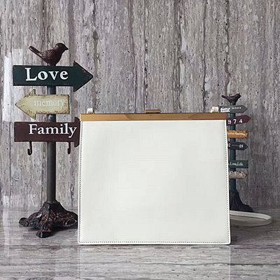 셀린느 clasp tote bag GM original leather off-white