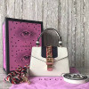 구찌 [Gucci Sylvie] 가죽 미니 숄더백 470270  -화이트