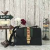 구찌 실비 [Gucci Sylvie] 가죽 숄더백 421882  -블랙
