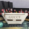 구찌 493869 프린트 벨트백 화이트